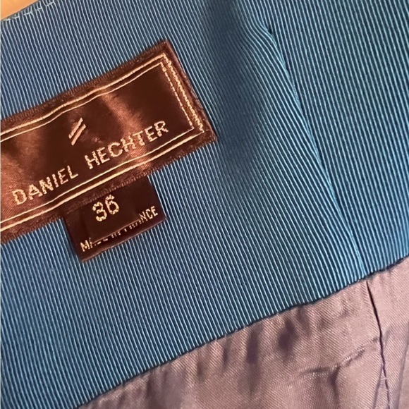 DANIEL HECHTER VTG Y2K Royal Blue Sleevless Mini Cocktail Dress Size 6 - Picture 9 of 11